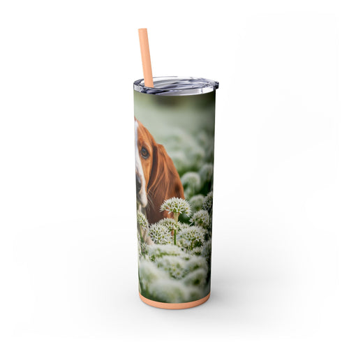 Skinny Tumbler with Straw – 20 oz Stainless Steel Cup