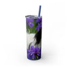 Skinny Tumbler with Straw – 20 oz Stainless Steel Cup