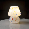 Handmade Glass Mushroom Small Table Lamp