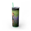 Skinny Tumbler with Straw – 20 oz Stainless Steel Cup