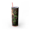 Skinny Tumbler with Straw – 20 oz Stainless Steel Cup