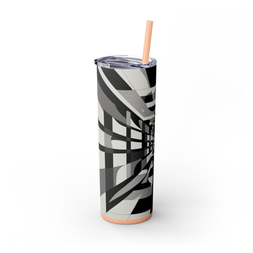 Skinny Tumbler with Straw – 20 oz Stainless Steel Cup