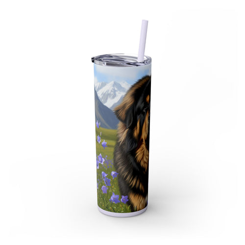 Skinny Tumbler with Straw – 20 oz Stainless Steel Cup