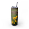 Skinny Tumbler with Straw – 20 oz Stainless Steel Cup