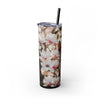 Skinny Tumbler with Straw – 20 oz Stainless Steel Cup