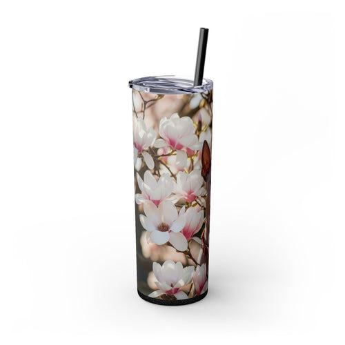 Skinny Tumbler with Straw – 20 oz Stainless Steel Cup