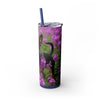 Skinny Tumbler with Straw – 20 oz Stainless Steel Cup