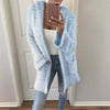 Plus size candy color plush long sleeves