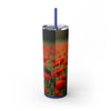 Skinny Tumbler with Straw – 20 oz Stainless Steel Cup