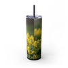 Skinny Tumbler with Straw – 20 oz Stainless Steel Cup