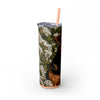 Skinny Tumbler with Straw – 20 oz Stainless Steel Cup