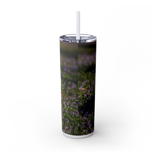 Skinny Tumbler with Straw – 20 oz Stainless Steel Cup