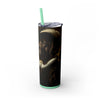 Skinny Tumbler with Straw – 20 oz Stainless Steel Cup