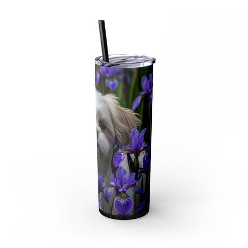Skinny Tumbler with Straw – 20 oz Stainless Steel Cup