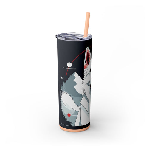 Skinny Tumbler with Straw – 20 oz Stainless Steel Cup