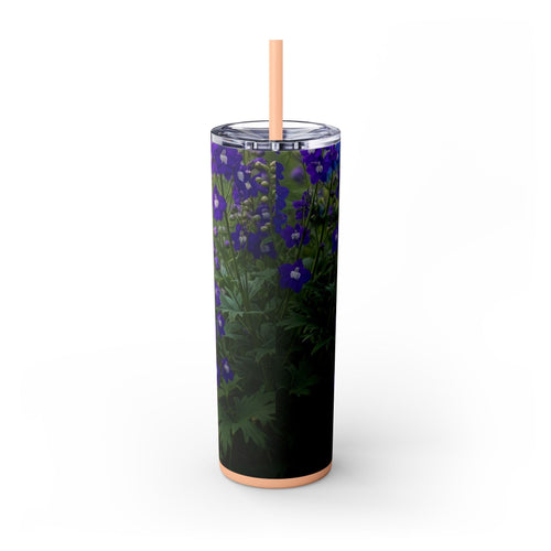 Skinny Tumbler with Straw – 20 oz Stainless Steel Cup