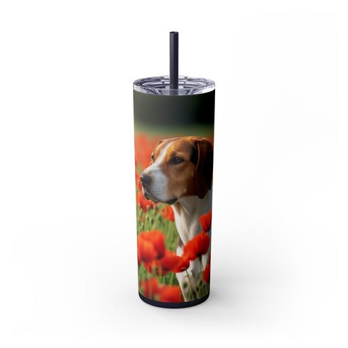 Skinny Tumbler with Straw – 20 oz Stainless Steel Cup