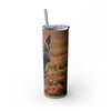 Skinny Tumbler with Straw – 20 oz Stainless Steel Cup