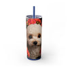 Skinny Tumbler with Straw – 20 oz Stainless Steel Cup
