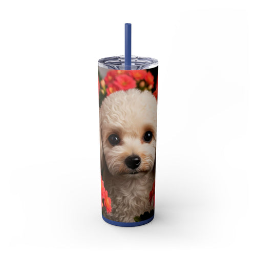 Skinny Tumbler with Straw – 20 oz Stainless Steel Cup