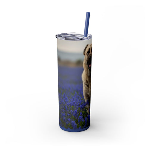 Skinny Tumbler with Straw – 20 oz Stainless Steel Cup