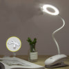 Clip-on rechargeable desk lamp