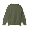 California Embroidered Crewneck Sweatshirt — Green Vintage 'CA' Paw Logo