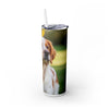 Skinny Tumbler with Straw – 20 oz Stainless Steel Cup