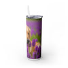 Skinny Tumbler with Straw – 20 oz Stainless Steel Cup