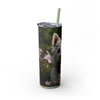 Skinny Tumbler with Straw – 20 oz Stainless Steel Cup