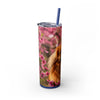Skinny Tumbler with Straw – 20 oz Stainless Steel Cup