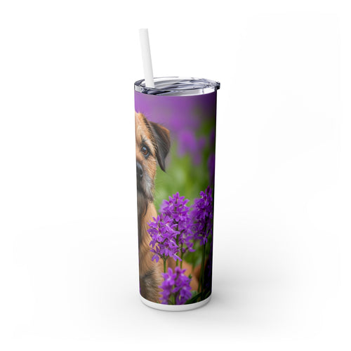 Skinny Tumbler with Straw – 20 oz Stainless Steel Cup