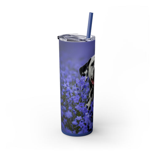 Skinny Tumbler with Straw – 20 oz Stainless Steel Cup