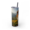 Skinny Tumbler with Straw – 20 oz Stainless Steel Cup