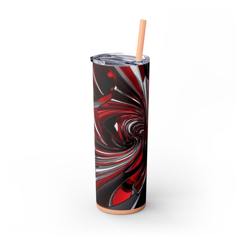 Skinny Tumbler with Straw – 20 oz Stainless Steel Cup