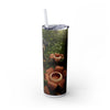 Skinny Tumbler with Straw – 20 oz Stainless Steel Cup
