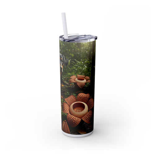 Skinny Tumbler with Straw – 20 oz Stainless Steel Cup
