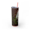 Skinny Tumbler with Straw – 20 oz Stainless Steel Cup
