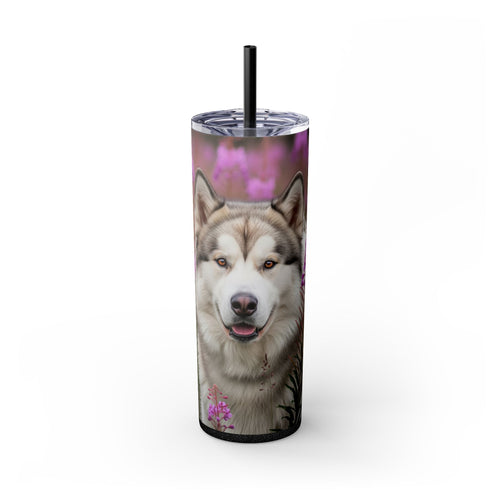 Skinny Tumbler with Straw – 20 oz Stainless Steel Cup