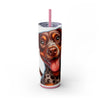 Braque du Bourbonnais Tumbler with Straw, 20oz