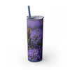 Skinny Tumbler with Straw – 20 oz Stainless Steel Cup