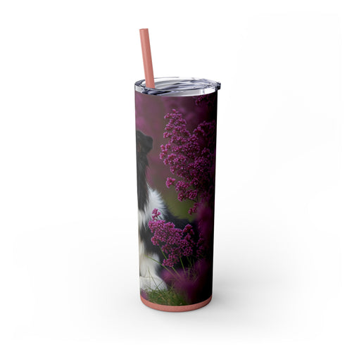 Skinny Tumbler with Straw – 20 oz Stainless Steel Cup