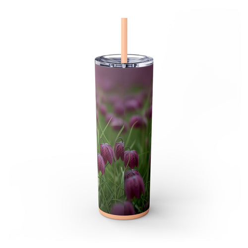 Skinny Tumbler with Straw – 20 oz Stainless Steel Cup