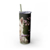 Skinny Tumbler with Straw – 20 oz Stainless Steel Cup