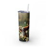 Skinny Tumbler with Straw – 20 oz Stainless Steel Cup