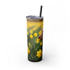 Skinny Tumbler with Straw – 20 oz Stainless Steel Cup