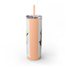 Skinny Tumbler with Straw – 20 oz Stainless Steel Cup
