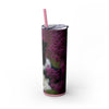 Skinny Tumbler with Straw – 20 oz Stainless Steel Cup