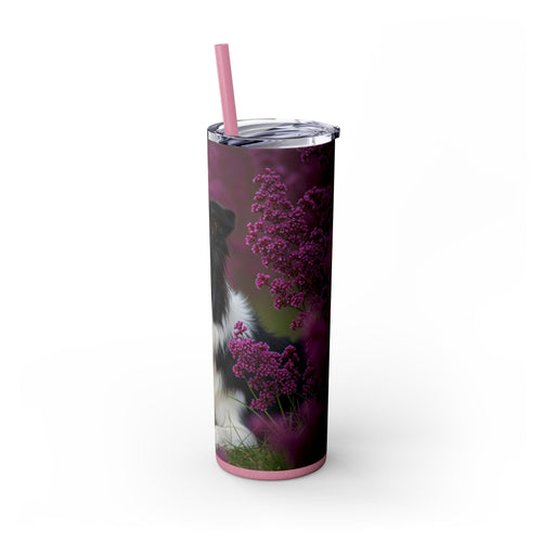 Skinny Tumbler with Straw – 20 oz Stainless Steel Cup