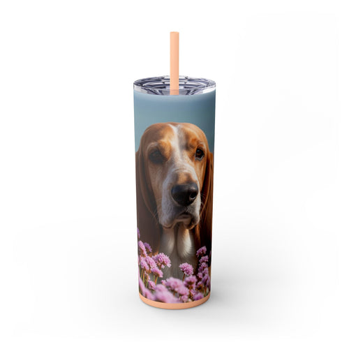 Skinny Tumbler with Straw – 20 oz Stainless Steel Cup